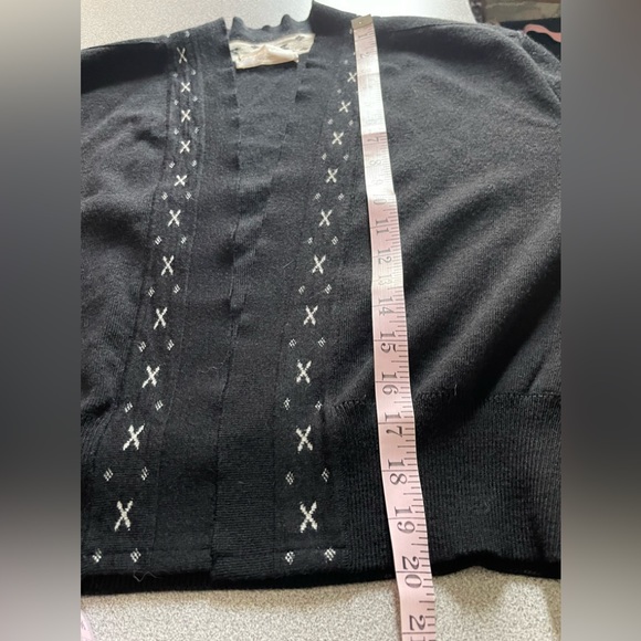 Vintage Fabrice Karel Black Open Cocoon Sweater - Picture 9 of 10